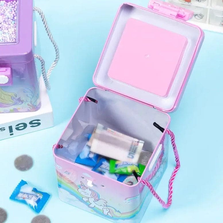 Cute Tinplate Square Piggy Bank, New Unicorn Tinplate Hand Rope Square Password Lock Piggy Bank, Piggy Bank Children Banks Cash Box Lock, Metal Piggy Bank with Password Number Lock, Metal Money Bank for Kids Cute Tinplate Square Piggy Bank, New Unicorn Tinplate Hand Rope Square Password Lock Piggy Bank, Piggy Bank Children Banks Cash Box Lock, Metal Piggy Bank with Password Number Lock, Metal Money Bank for Kids